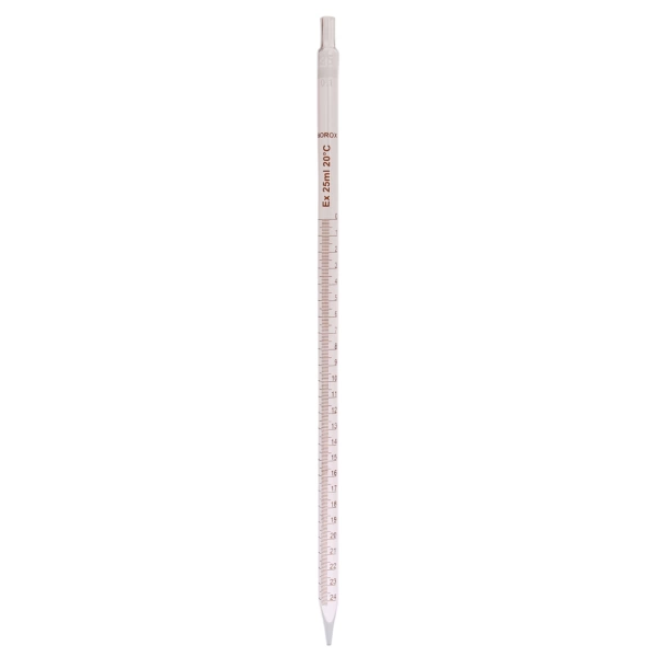 Serolojik Pipet - Cam Dereceli Pipet 25 mL - 5 Adetlik Set