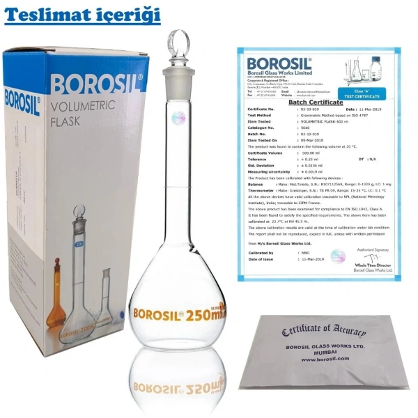 Cam Balon Joje 250 mL - Tıpalı Class A Sertifikalı