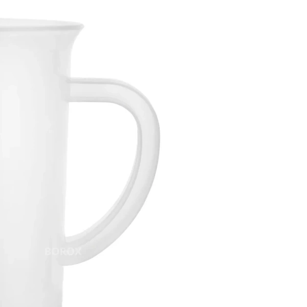 Kulplu Plastik Beher 1000 mL - Kabartma Dereceli Beaker - Ölçü Kabı - 6 Adetlik Toptan Set