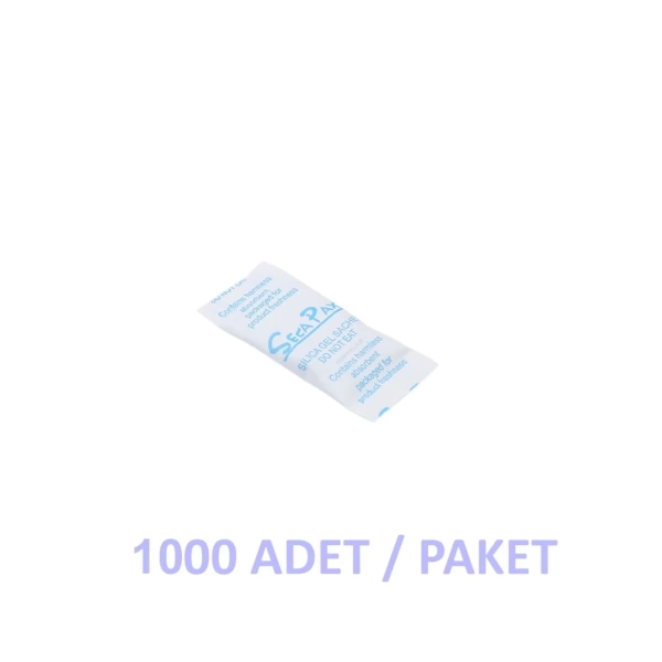 Silikajel Nem Alıcı 1g - Paketli Küf Önleyici - 1000 Adetlik Paket