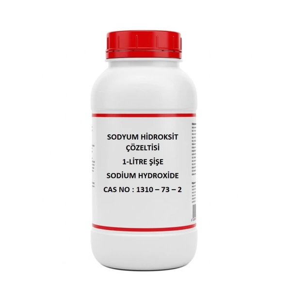 Sodyum Hidroksit - Sodium Hydroxide 1L Şişe - (CAS No: 1310-73-2)