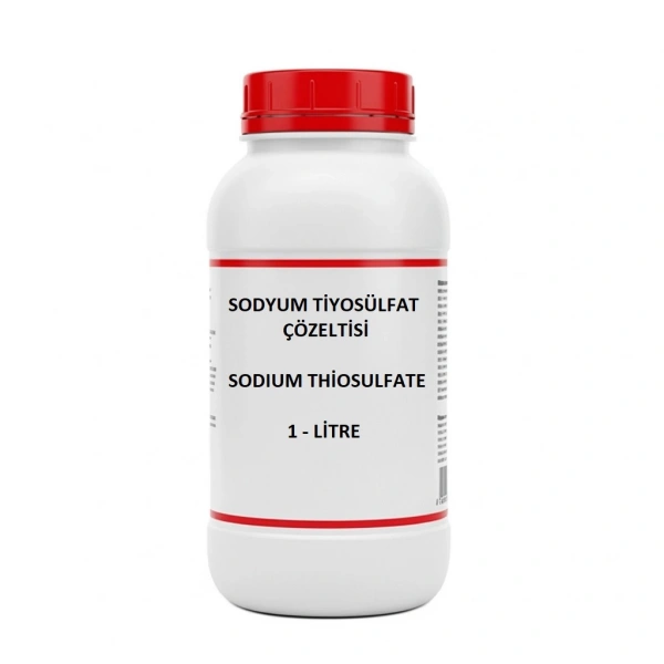 Sodyum Tiyosülfat Çözeltisi 1Litre - Sodium Thiosulfate 0.1N - Yüksek Kaliteli