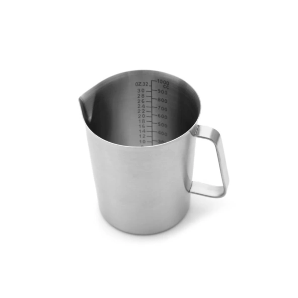 Kulplu Paslanmaz Çelik Beher 1000 mL - Ölçekli Beaker - Ölçü Kabı - 10 Adetlik Toptan Set - Yüksek Kaliteli