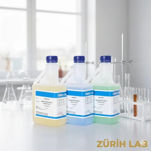 pH Metre Kalibrasyon Sıvısı – Tampon Çözeltisi 3’lü Set – Yüksek Kalite – Zurih Lab