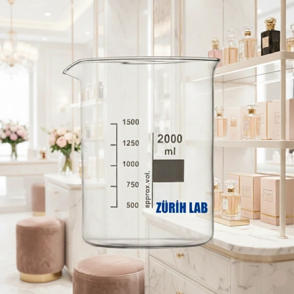 Cam Beher 2000 ml – Kısa Form Isıya Dayanıklı - %100 Borosilikat Beaker | Zurih Lab