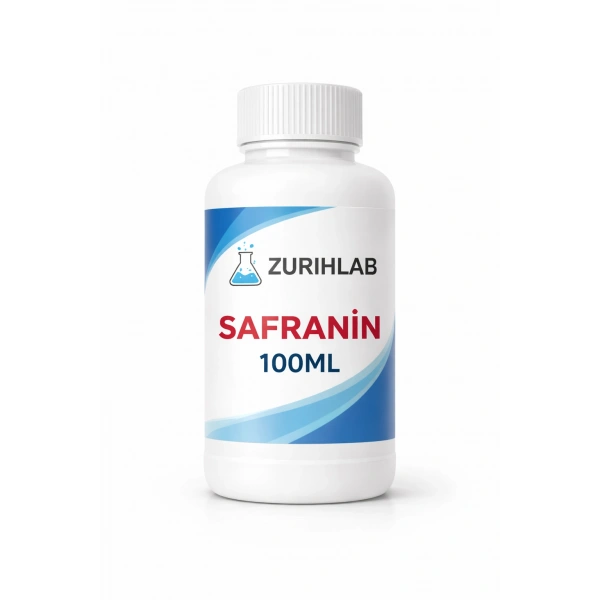 Safranin 100 mL - Yüksek Kaliteli Laboratuvar Solüsyonu