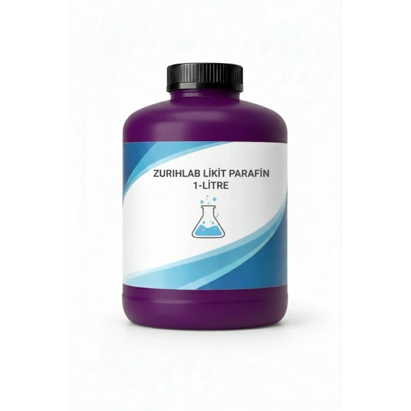 Likit Parafin Sıvı Form 1 Litre – Kozmetik, Medikal ve Endüstriyel Kullanım İçin
