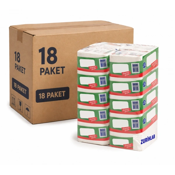 Dispenser Peçete (2-Katlamalı) 18 Paketli Koli
