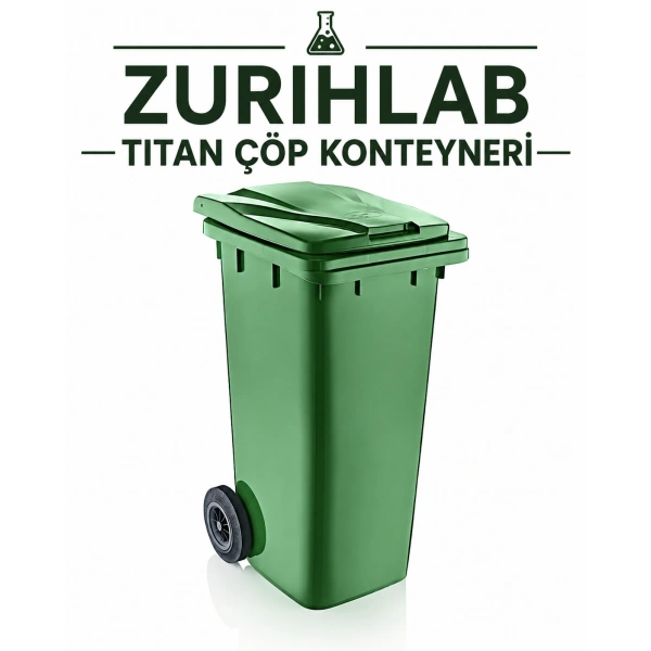 ZURIHLAB Titan Çöp Konteyneri - Darbeye Dayanıklı Sanayi Tipi Çöp Kovası
