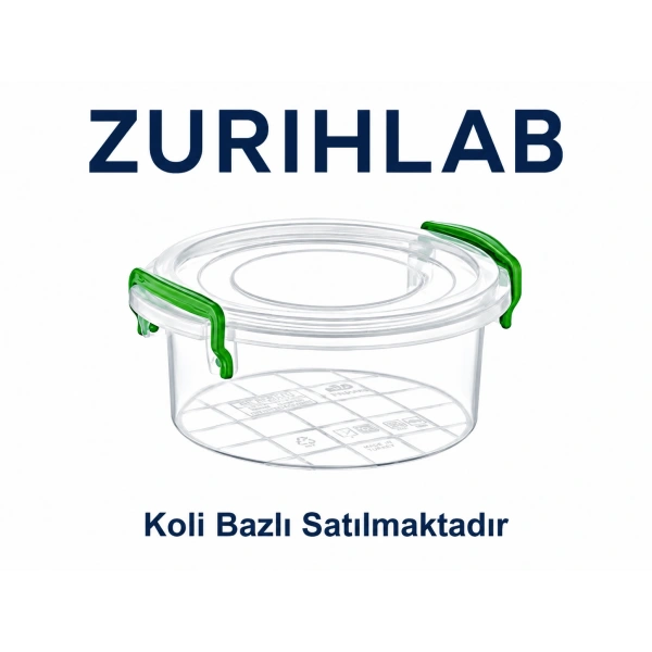 ZURIHLAB Yuvarlak Saklama Kutusu (0,3 Lt)