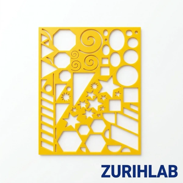 ZURIHLAB Temel Geometrik Şekiller Şablonu