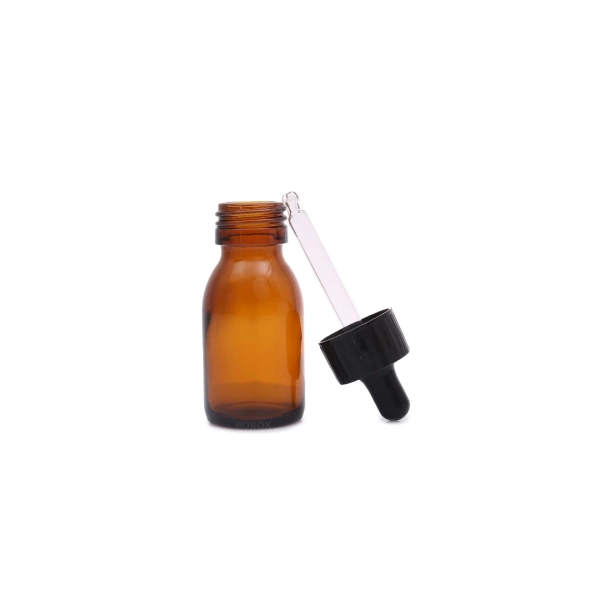 Amber Cam Damlalıklı Şişe 30cc - 100 Adetlik Toptan Set - Yüksek Kaliteli