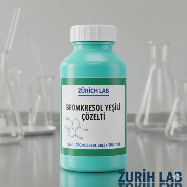 Bromkrezol Yeşili Çözelti 100 mL – Bromocresol Green Solution | Yüksek Kaliteli | Zurih Lab