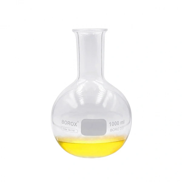 Cam Balon 1000 mL - Dibi Düz - Şilifsiz Deney Balonu
