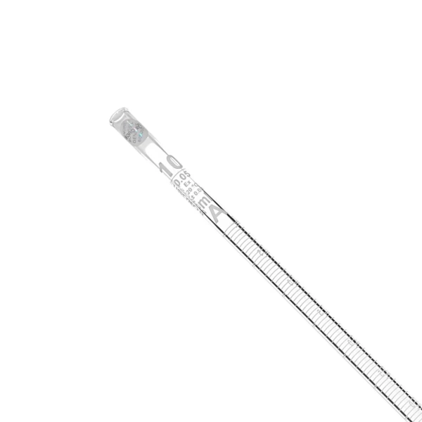 Cam Büret Düz 10 mL -  0.05 mL Teflon Musluk - Yüksek Kaliteli