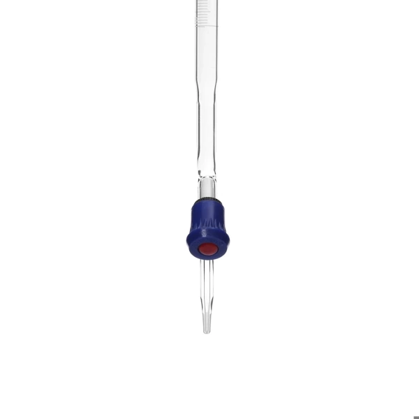 Cam Büret Düz 25 mL - 0.10 mL Teflon Musluk - Yüksek Kaliteli