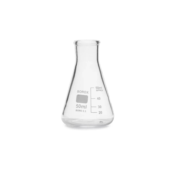 Cam Erlen (Erlenmeyer Flask) 50 mL - 10 Adetlik Toptan Set