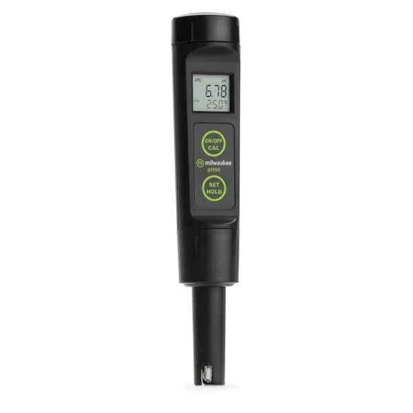 Değiştirilebilir Problu pH Metre - IP65 - Geniş/Çift LCD Ekran - Su Geçirmez Test Cihazı