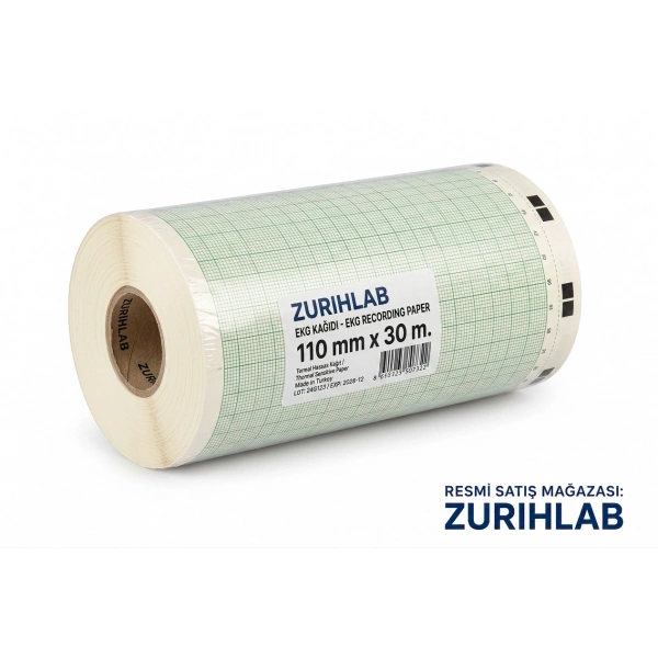 EKG Kağıdı 110 mm x 30 m Rulo - Medikal Kağıt