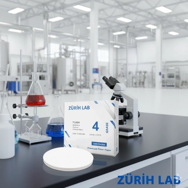 Filtre Kağıdı 90 mm – Kalitatif Hızlı Grade 4 | Laboratuvar Filtrasyon Kağıdı – Zurih Lab