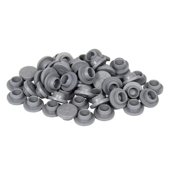 Flakon Kauçuk Tıpa 20mm - Butil Tapa 100 Adetlik Set - Sızdırmaz Laboratuvar Flakon Tıpası - Zurih Lab