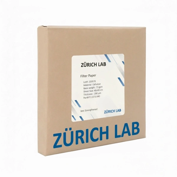 Kaba Filtre Kağıdı 40x40 cm – 100’lü Paket | Adi Süzgeç 73 gr/m² - Endüstriyel ve Laboratuvar Filtre Kağıdı