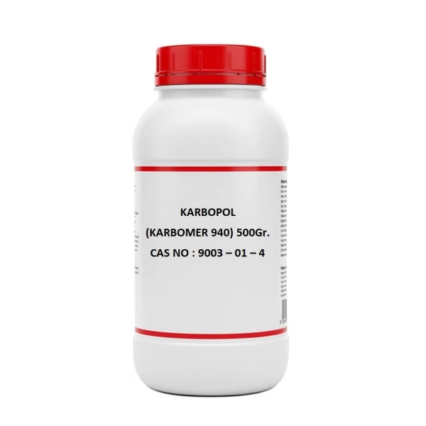 Karbopol - (KARBOMER 940) 500 GR - Farma Kalite - Carbomer - Acrypol 940 - 500 GR / HDPE Şişe