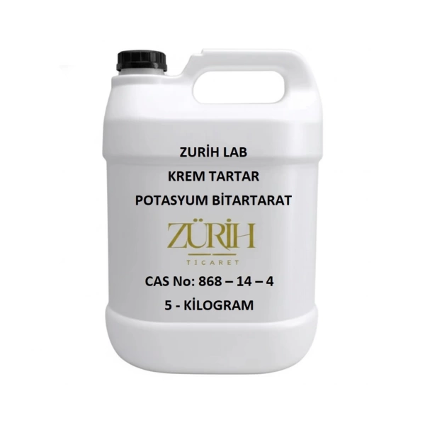 Krem Tartar 5 KG (Potasyum Bitartarat) – Yüksek Kaliteli, Gıda ve Endüstriyel Kullanım İçin