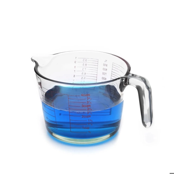 Kulplu Cam Ölçü Kabı Beher 1000 mL - Yüksek Kaliteli