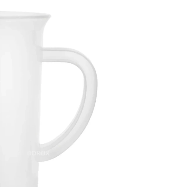 Kulplu Plastik Beher (Ölçü Kabı) 2000 mL - Kabartma Dereceli Beaker - 6 Adetlik Toptan Set - Yüksek Kaliteli