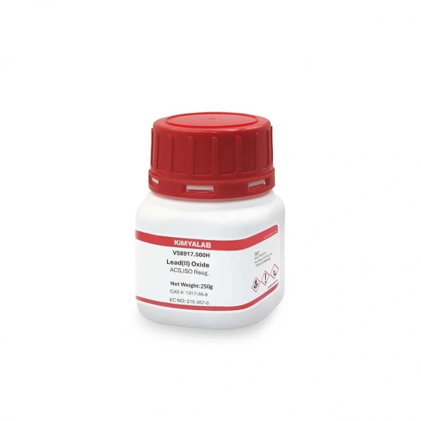Kurşun Oksit Mürdesenk 500 Gr. - Lead II Oxide - PbO %99,5 - Extra Pure - Sarı