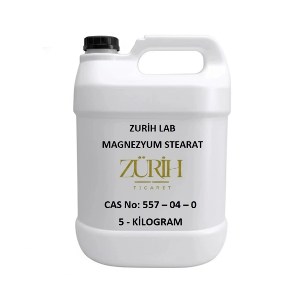 Magnezyum Stearat 5 KG – Yüksek Kaliteli / Endüstriyel Kullanım İçin Saf Madde