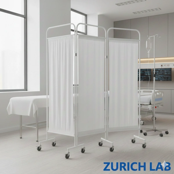 Medikal Paravan (3 Kanatlı) Zurih Lab - Yüksek Kaliteli