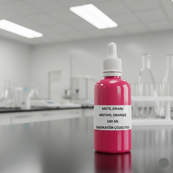 Metil Oranj 100 mL İndikatör Çözeltisi | Methyl Orange - Yüksek Kaliteli - Zurih Lab