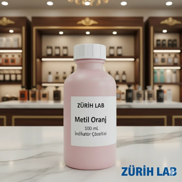 Metil Oranj 100 mL İndikatör Çözeltisi | Methyl Orange - Yüksek Kaliteli - Zurih Lab