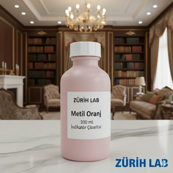 Metil Oranj 100 mL İndikatör Çözeltisi | Methyl Orange - Yüksek Kaliteli - Zurih Lab