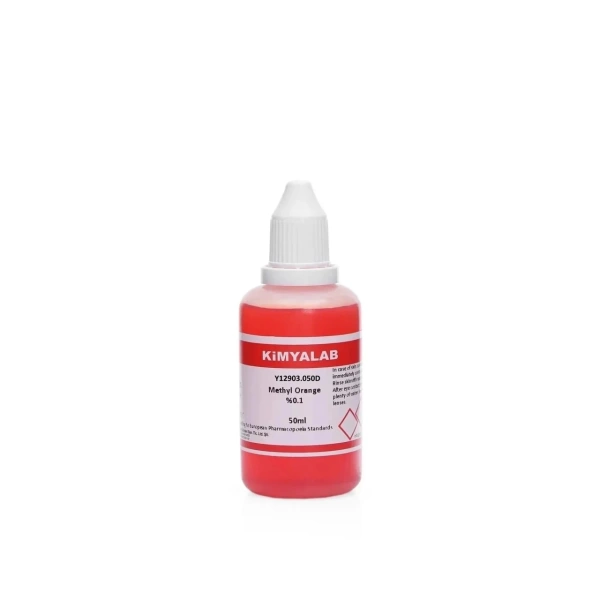 Metil Oranj 50 mL İndikatör Çözeltisi - Methyl Orange