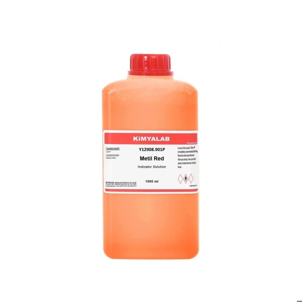 Metil Red - Metil Kırmızısı İndikatör Çözeltisi - 1 Litre