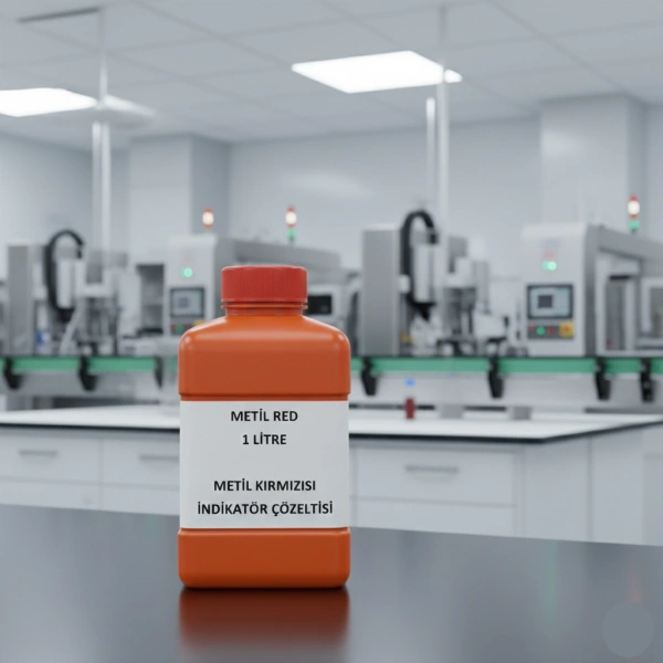 Metil Red - (Metil Kırmızısı İndikatör Çözeltisi) - 1 Litre - Yüksek Kaliteli - Zurih Lab