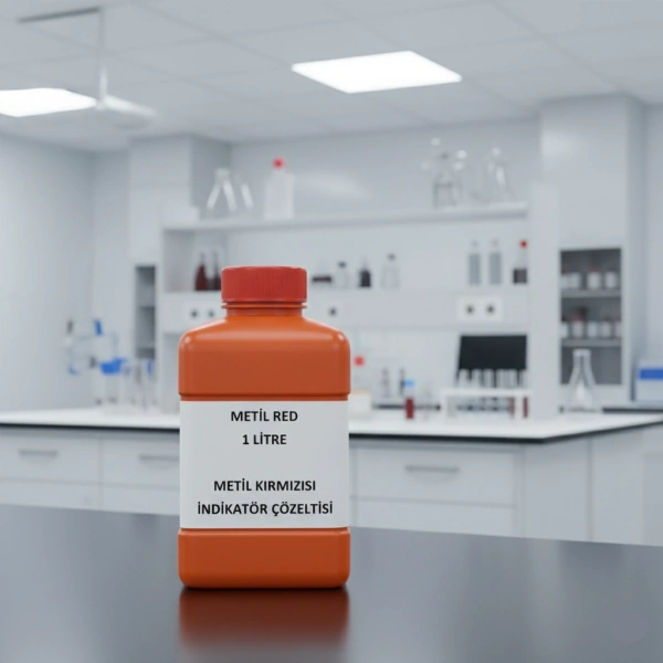 Metil Red - (Metil Kırmızısı İndikatör Çözeltisi) - 1 Litre - Yüksek Kaliteli - Zurih Lab