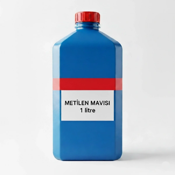 Metilen Mavisi 1 Litre – Methylene Blue Sıvı Form / HDPE Şişe – Yüksek Kaliteli | Zurih Lab