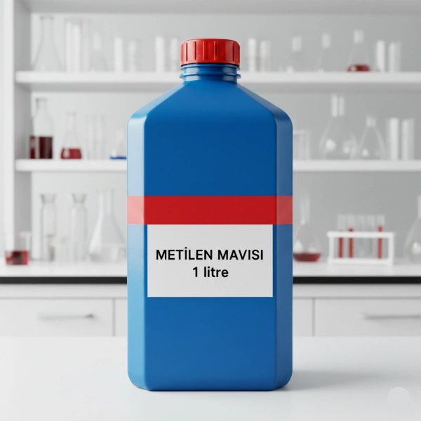 Metilen Mavisi 1 Litre – Methylene Blue Sıvı Form / HDPE Şişe – Yüksek Kaliteli | Zurih Lab