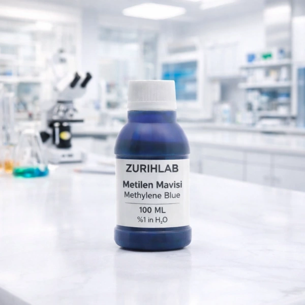 Metilen Mavisi 100 mL (Sıvı Form) - Methylene Blue - 100 mL / HDPE Şişe - Yüksek Kaliteli