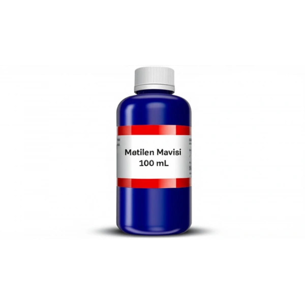 Metilen Mavisi 100 mL (Sıvı Form) - Methylene Blue - 100 mL / HDPE Şişe - Yüksek Kaliteli