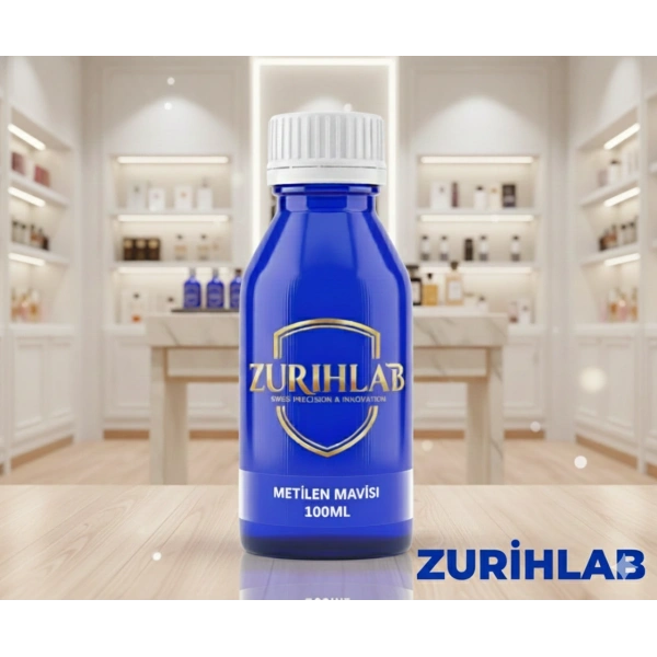 Metilen Mavisi 100 mL (Sıvı Form) - Methylene Blue - 100 mL / HDPE Şişe - Yüksek Kaliteli