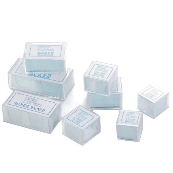Mikroskop Lamel 18x18 mm - 100 Kutuluk Toptan Set - Yüksek Kaliteli