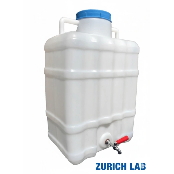 Musluklu Polipropilen Bidon 18 Litre - Dayanıklı Bidon - Zurih Lab & Zürih Ticaret