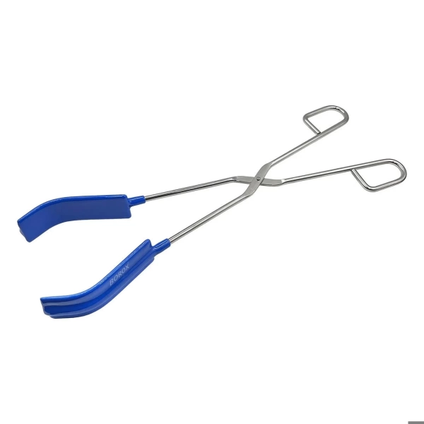 Paslanmaz Çelik Beher Tutacağı PVC Kaplı - Beher Maşası - 330 mm