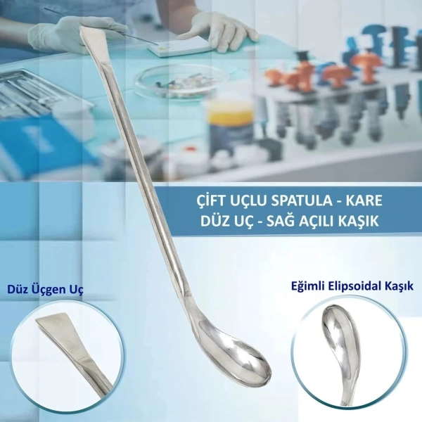 Paslanmaz Çelik Spatula 15 Cm - 12 Adetlik Toptan Set - Yüksek Kaliteli