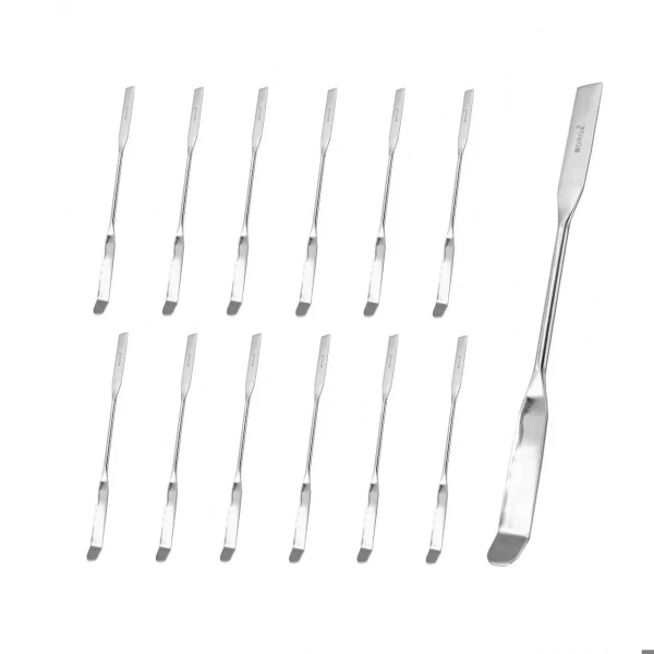 Paslanmaz Çelik Spatula 15 Cm - 12 Adetlik Toptan Set - Yüksek Kaliteli